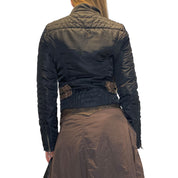 Miss Sixty Quilted Moto Jacket Coat (S)