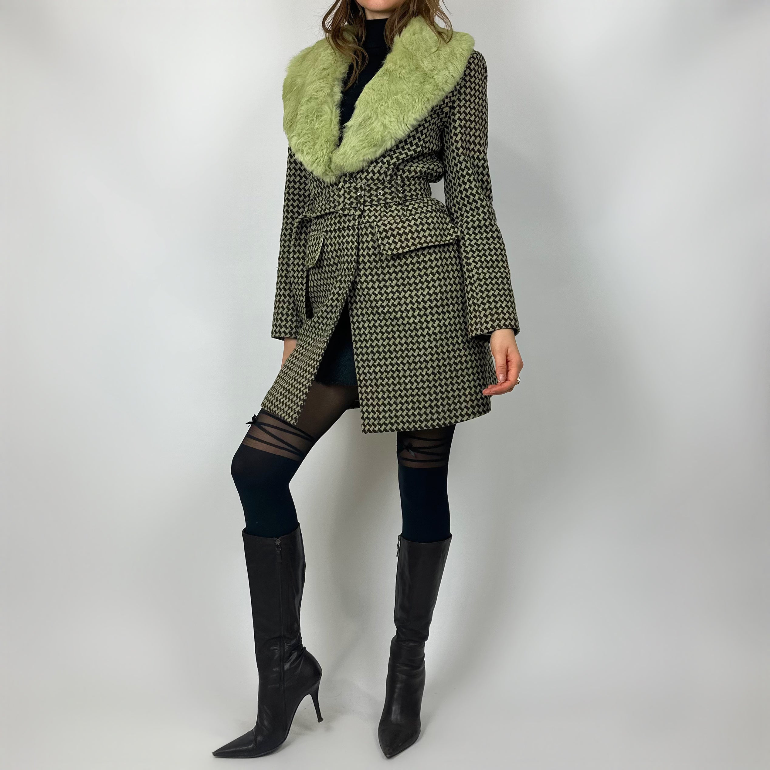 00’s Bebe 70’s-style Coat (XS/S)