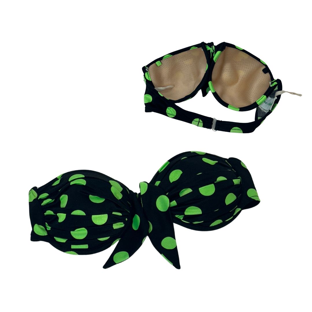 Retro Pin Up Polka Dot Bikini Top (S)