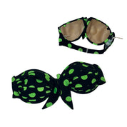 Retro Pin Up Polka Dot Bikini Top (S)