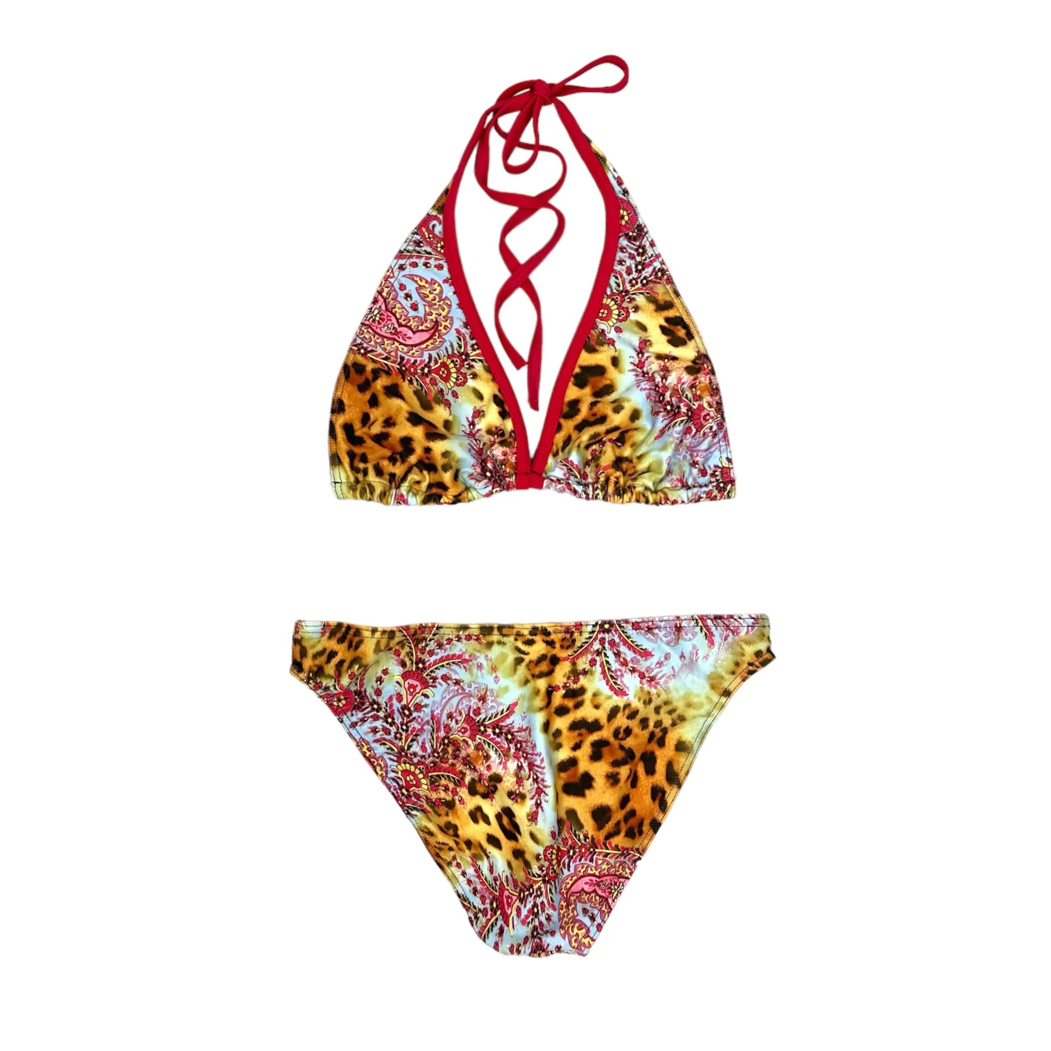 Leopard Paisley Print Bikini (XS/S)