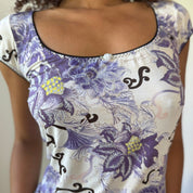 Just Cavalli Slinky Print Top (S)