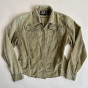 00s sage corduroy button down (L/XL)