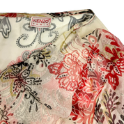Vintage Kenzo Silk Boho Blouse (M/L)