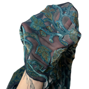 Boho Velvet Burnout Scarf
