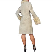 Y2K Genuine Suede Penny Lane Coat (M)