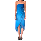 Y2K Ombré Aqua Gown (M)