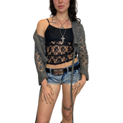 Vintage Grunge Multi-wrap Cardigan (S)