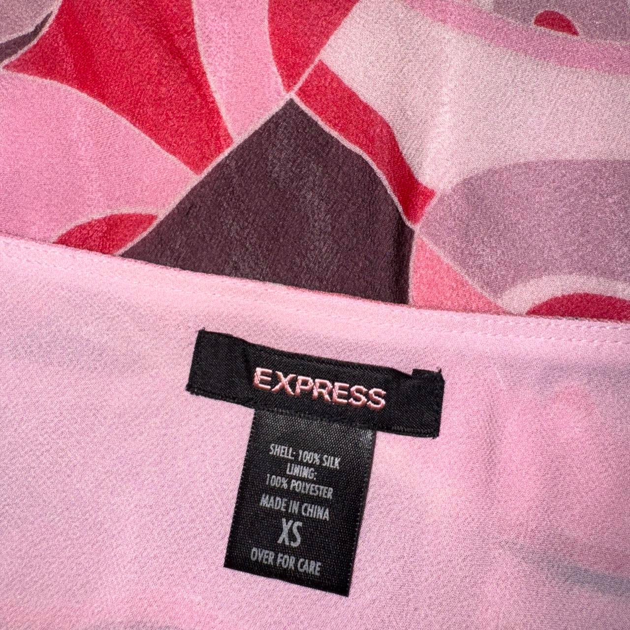 Y2K Express Silk Midi Skirt (XS)