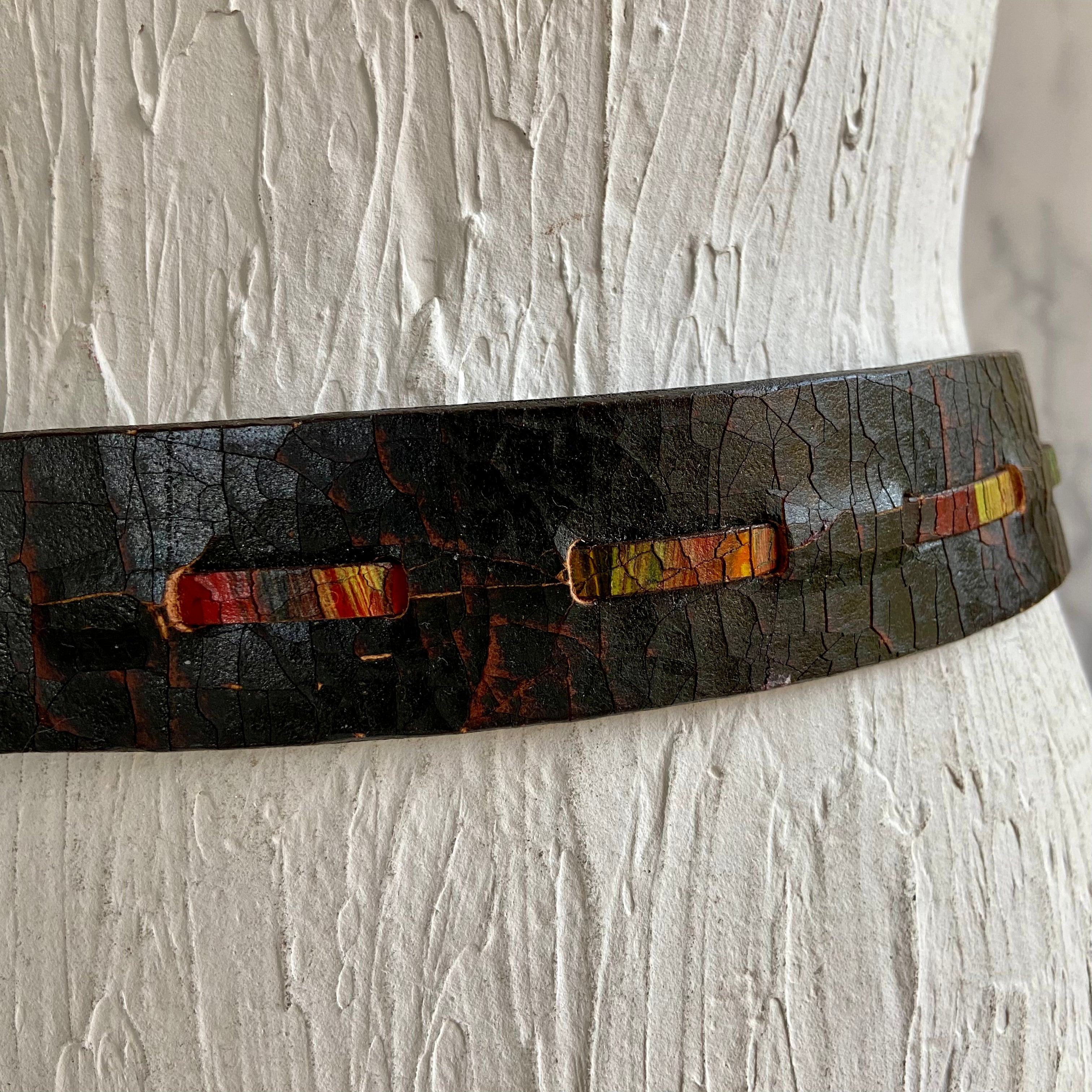 Vintage Martin dingman leather belt
