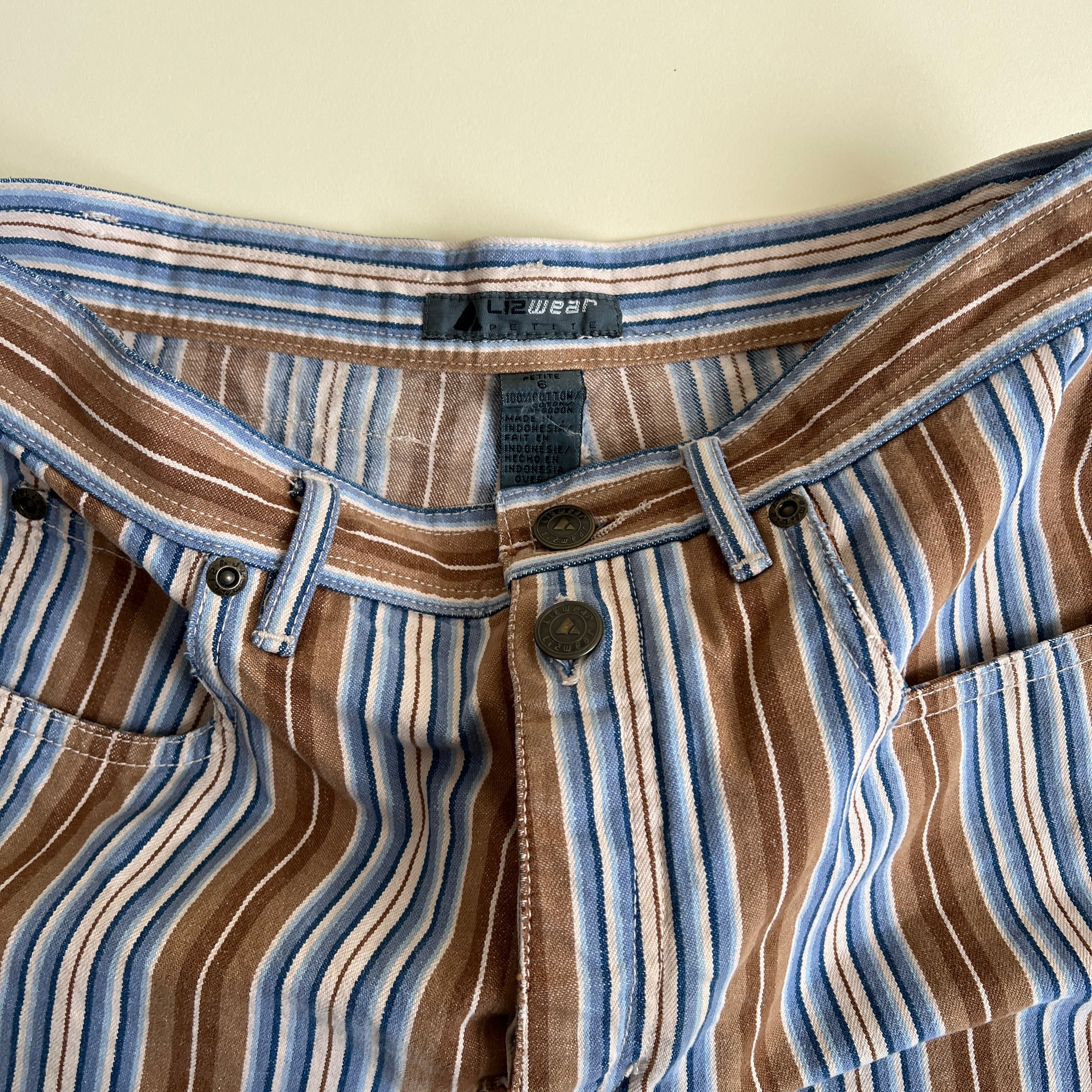 00s brown stripe short (M)