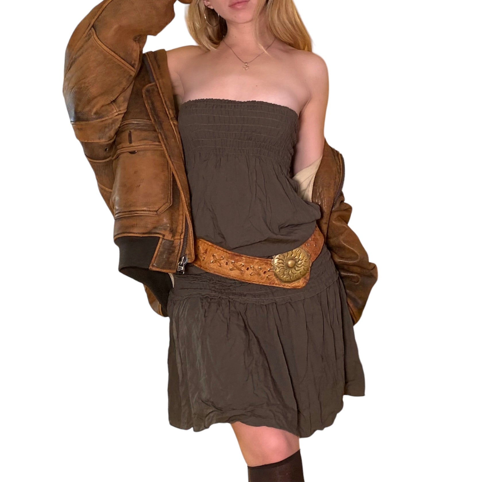 Y2k Drop Waist Dress (M) – Holy Thrift