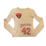 Vintage Y2K Varsity Motif Longsleeve (S)