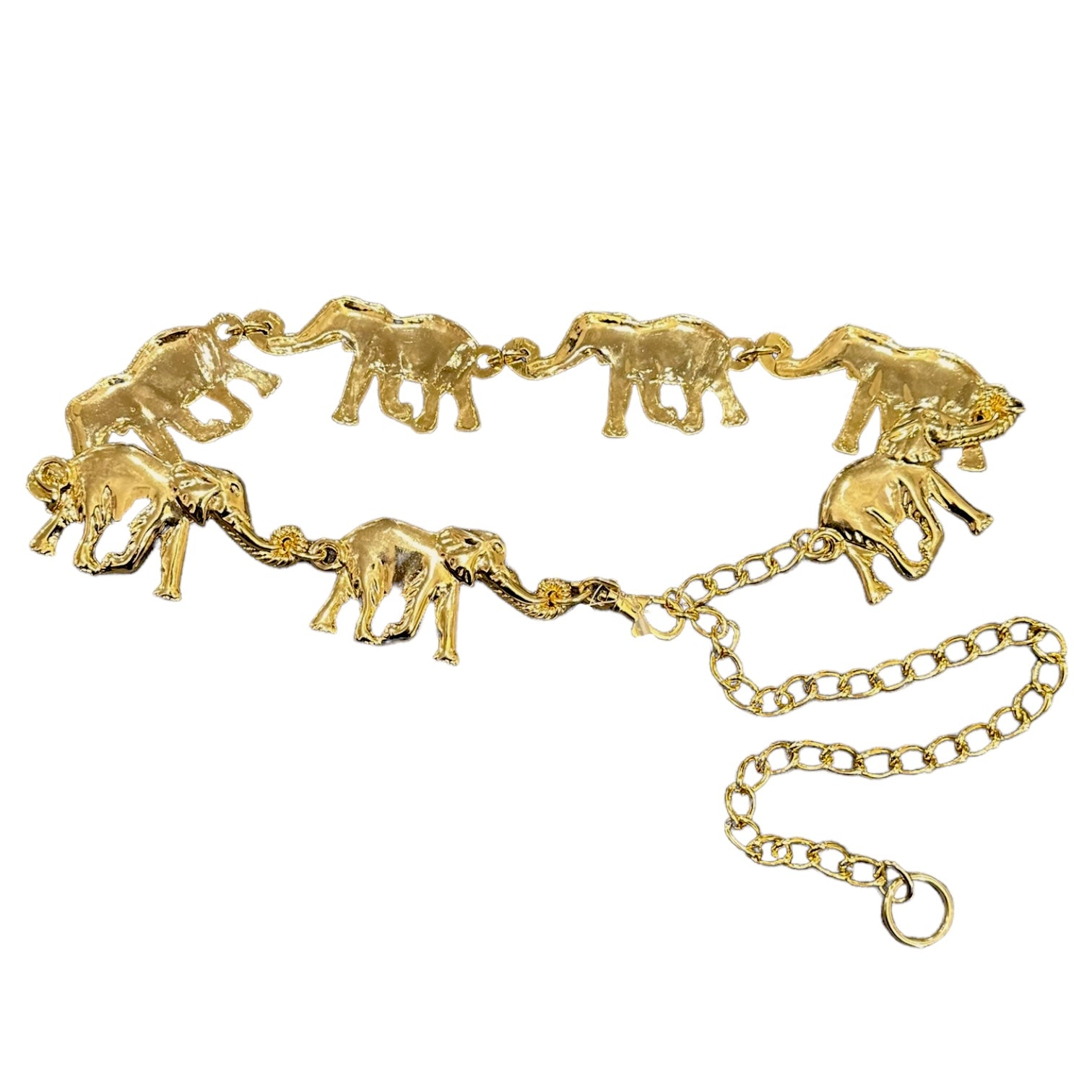 Vintage Elephant Chain Belt