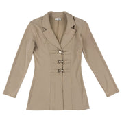 Beige Buckle Suit Set (S)