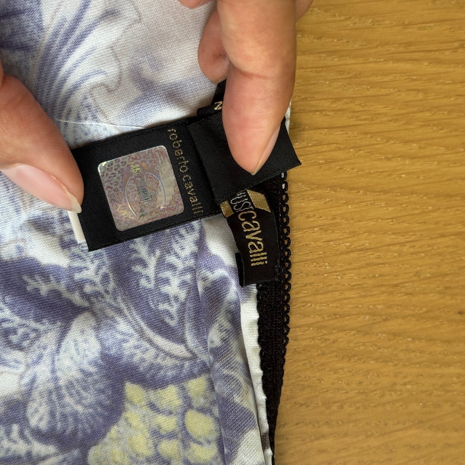 Just Cavalli Slinky Print Top (S)