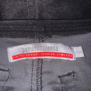 Y2K Studded Black Denim Micro Shorts (S)