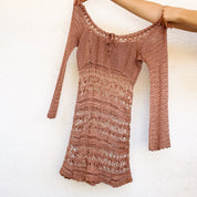 Intricate Vintage Crochet Top - XS