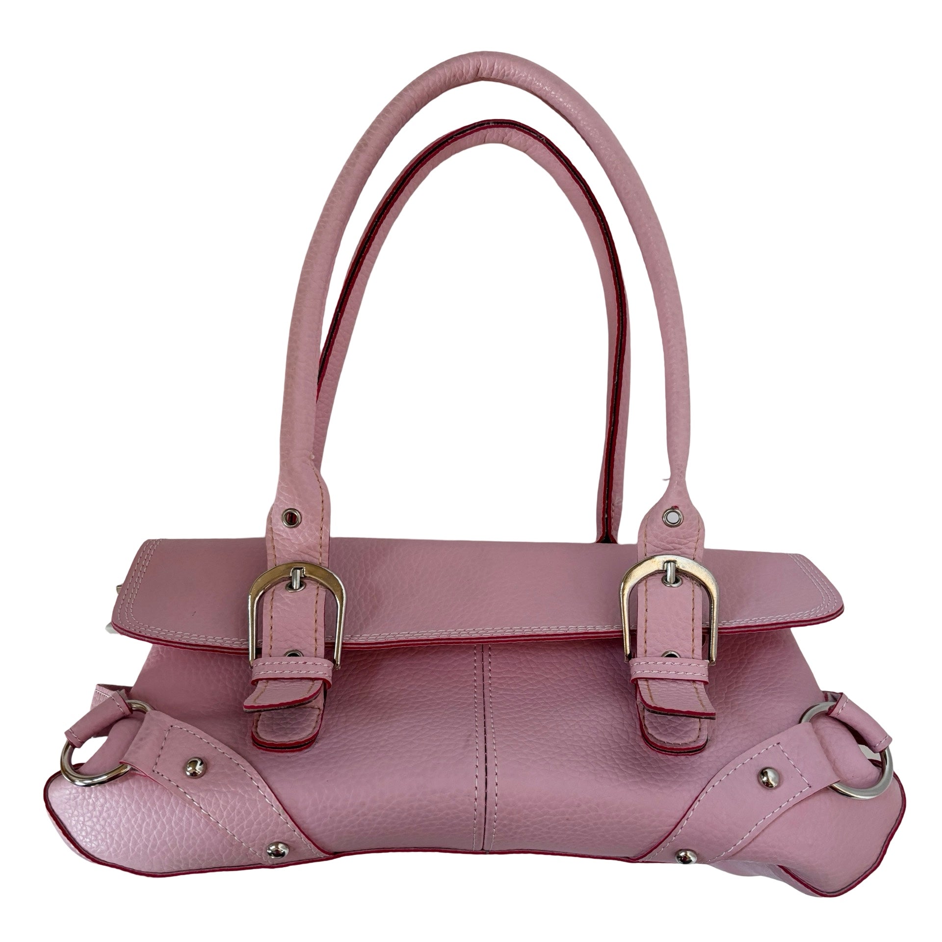 Y2K Baby Pink Buckle Bag – Holy Thrift