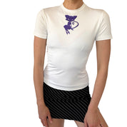 90s Feline Fatale Tee (XS)