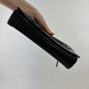 2000s Black Faux Leather Purse