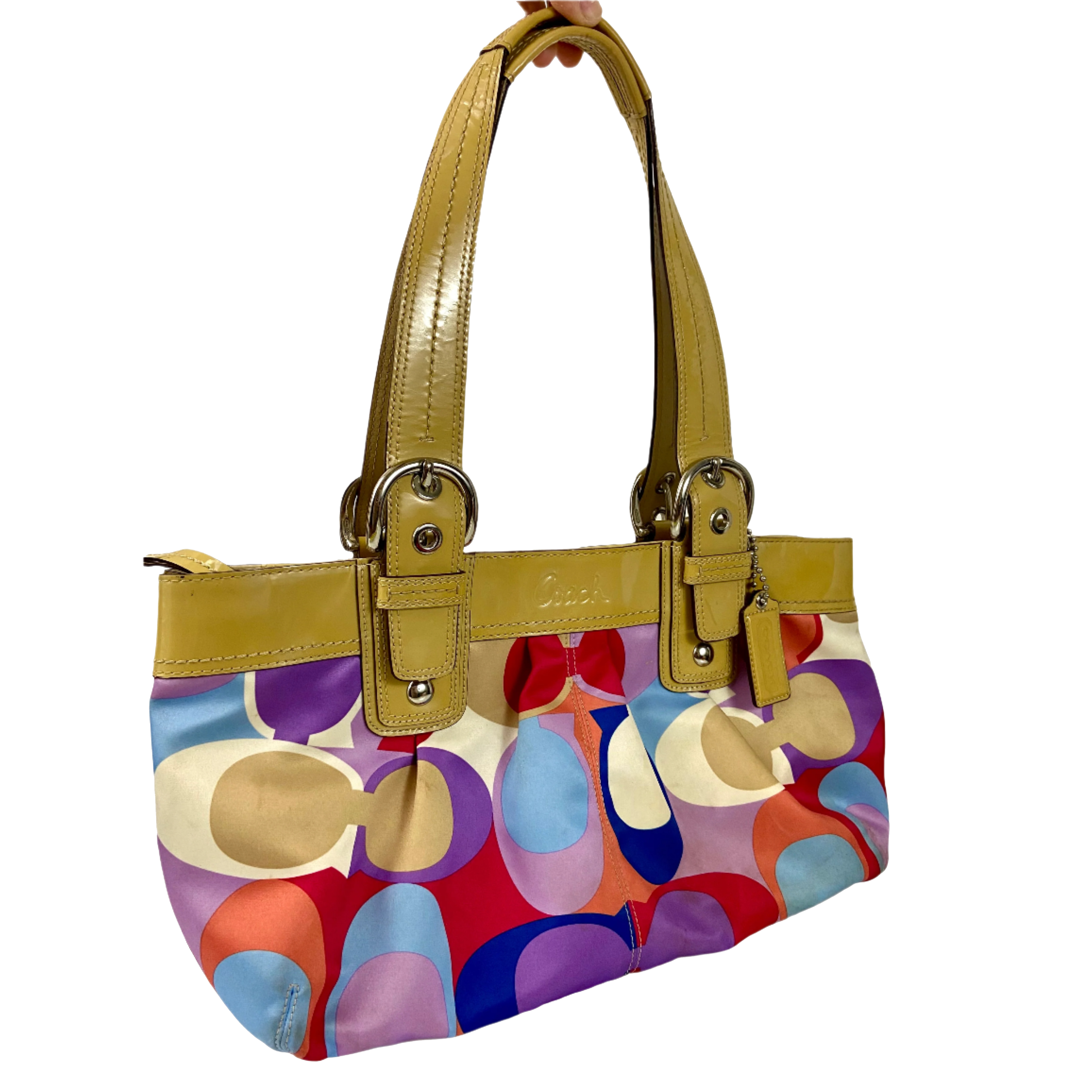 Beautiful coach multi-color bag Multi color beautiful Coach bag Like new | Mercari main image 2