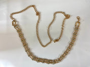 Rhinestone Gold Belt