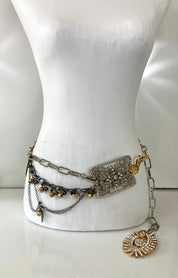 Busy metal belt