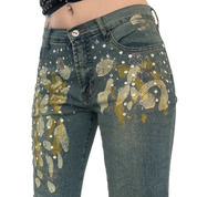 Y2K Embellished Flares (S)