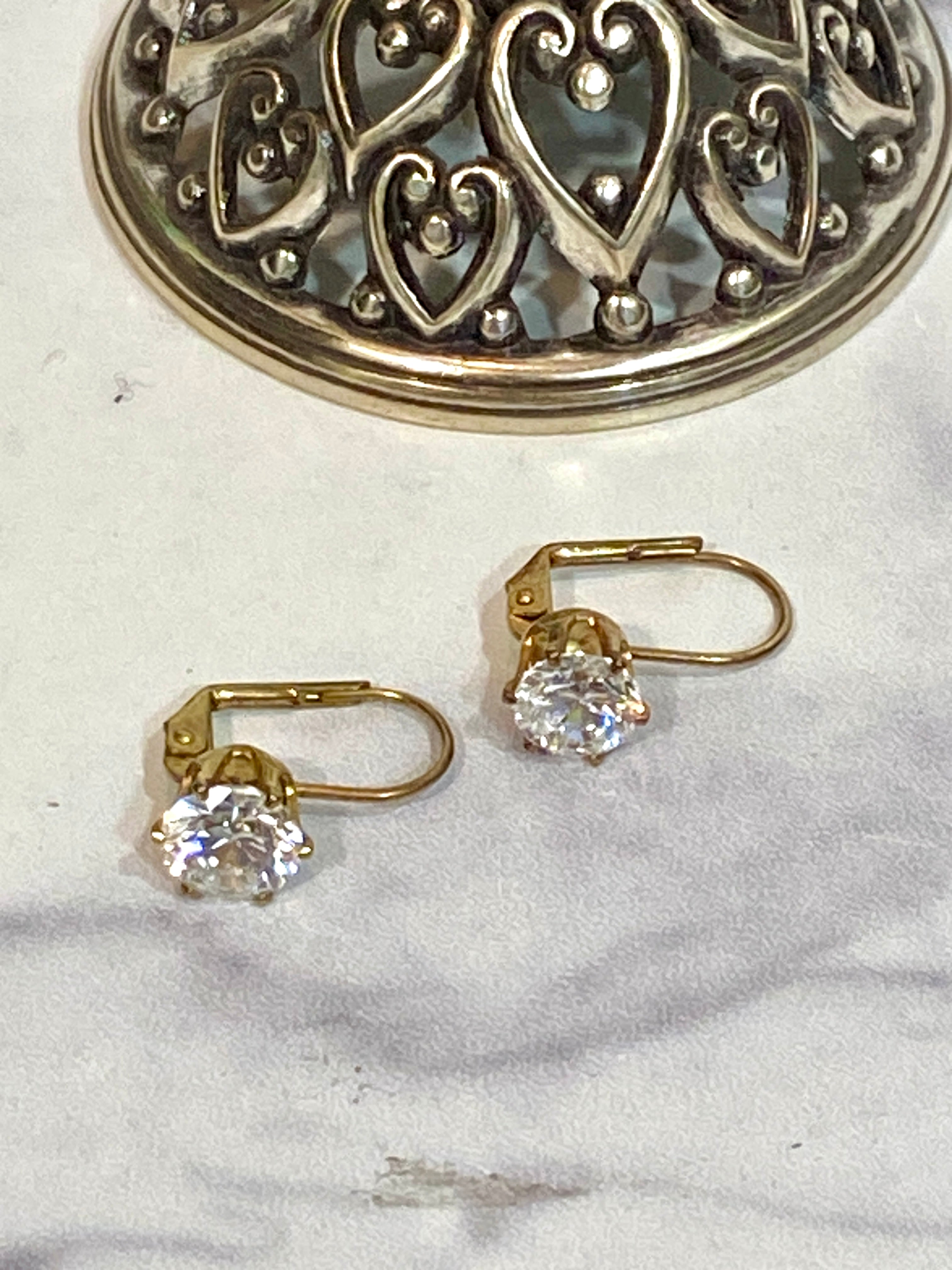 Little diamond earrings