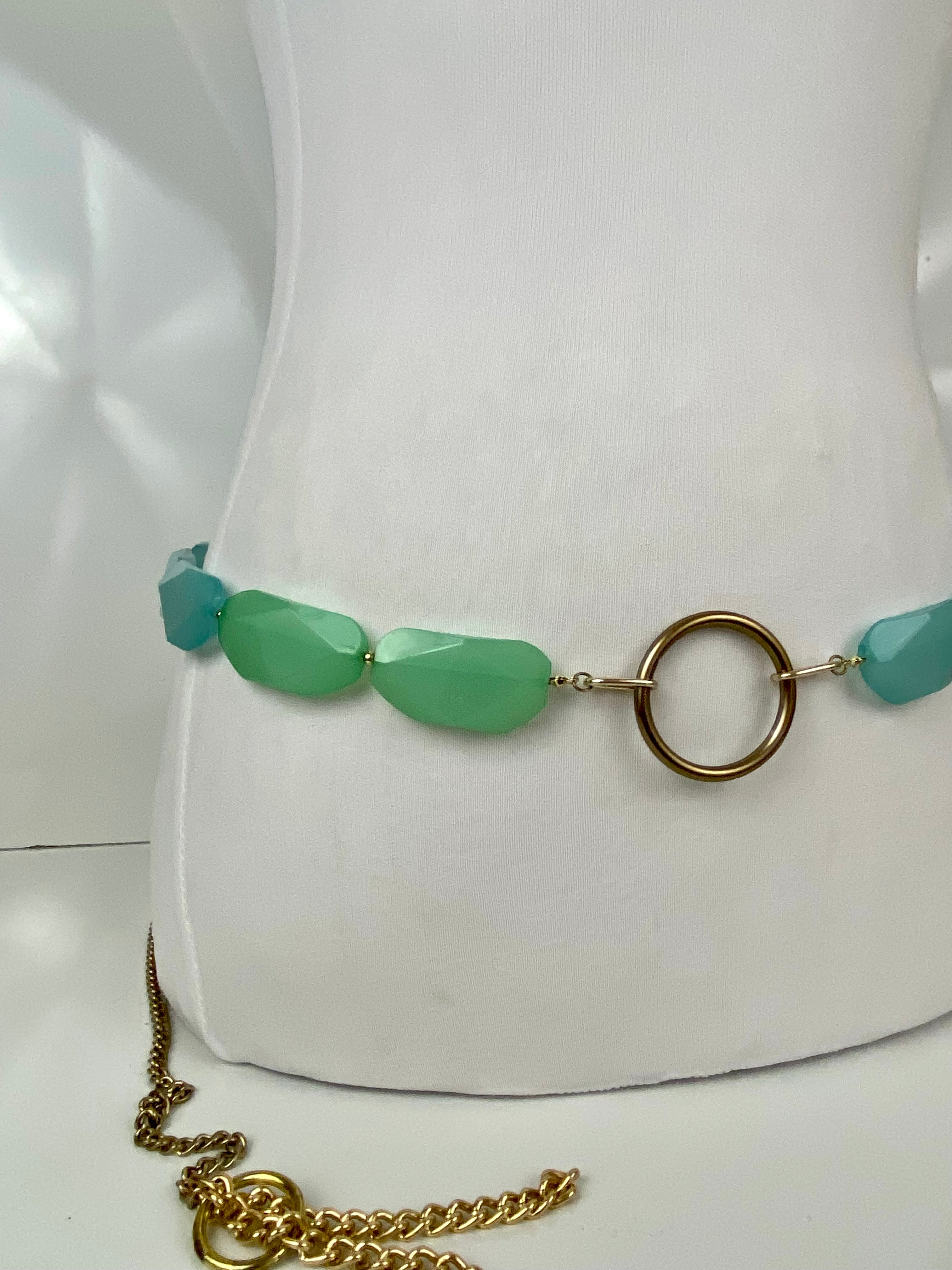 Sea colored tone belt