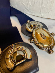 Navy blue elastic belt