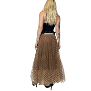 Polka Dot Tulle Maxi Skirt (XS/S)