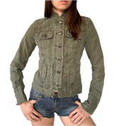 Y2K Cargo Jacket (XS/S)