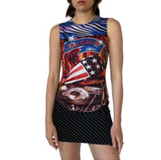 90s Americana Biker Tank (S)
