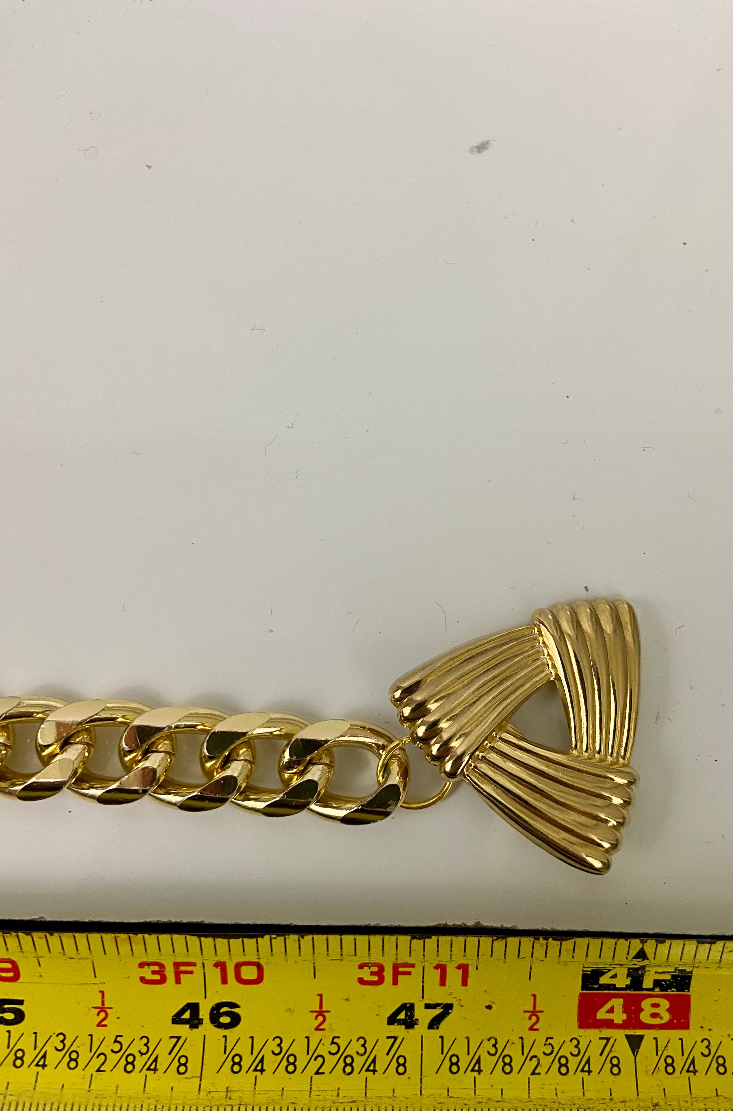 Pearl and gold belt