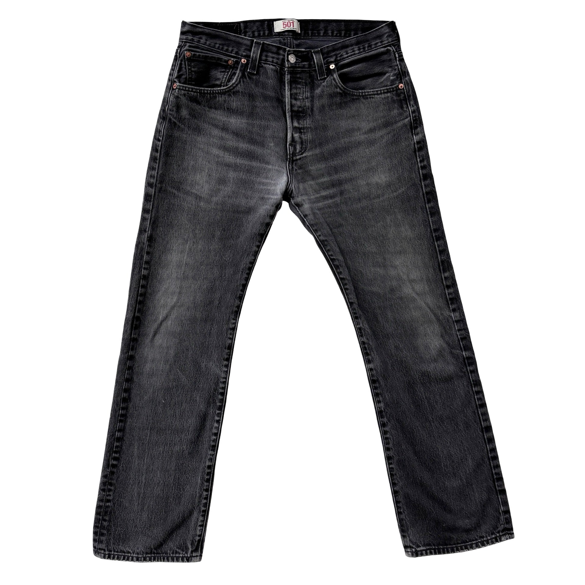 Levi's Black Wash 501s (L) – Holy Thrift