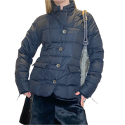 Vintage Miss Sixty Black Puffer Coat (M)