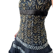 Vintage Italian Beaded Dress (M)