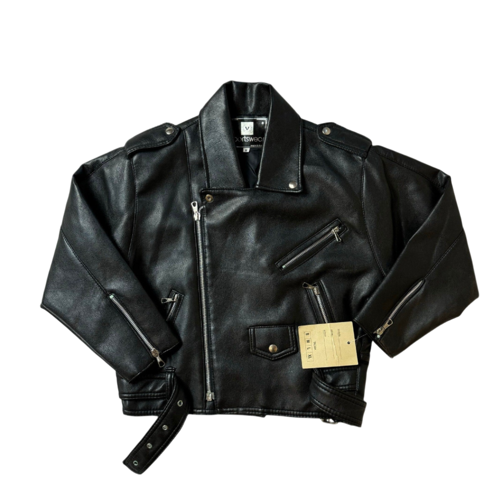 Vintage Deadstock Moto Jacket (S)