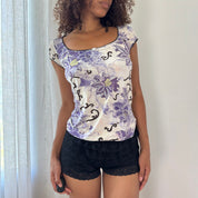 Just Cavalli Slinky Print Top (S)