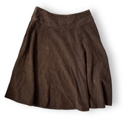Brown Corduroy Midi Skirt (M)