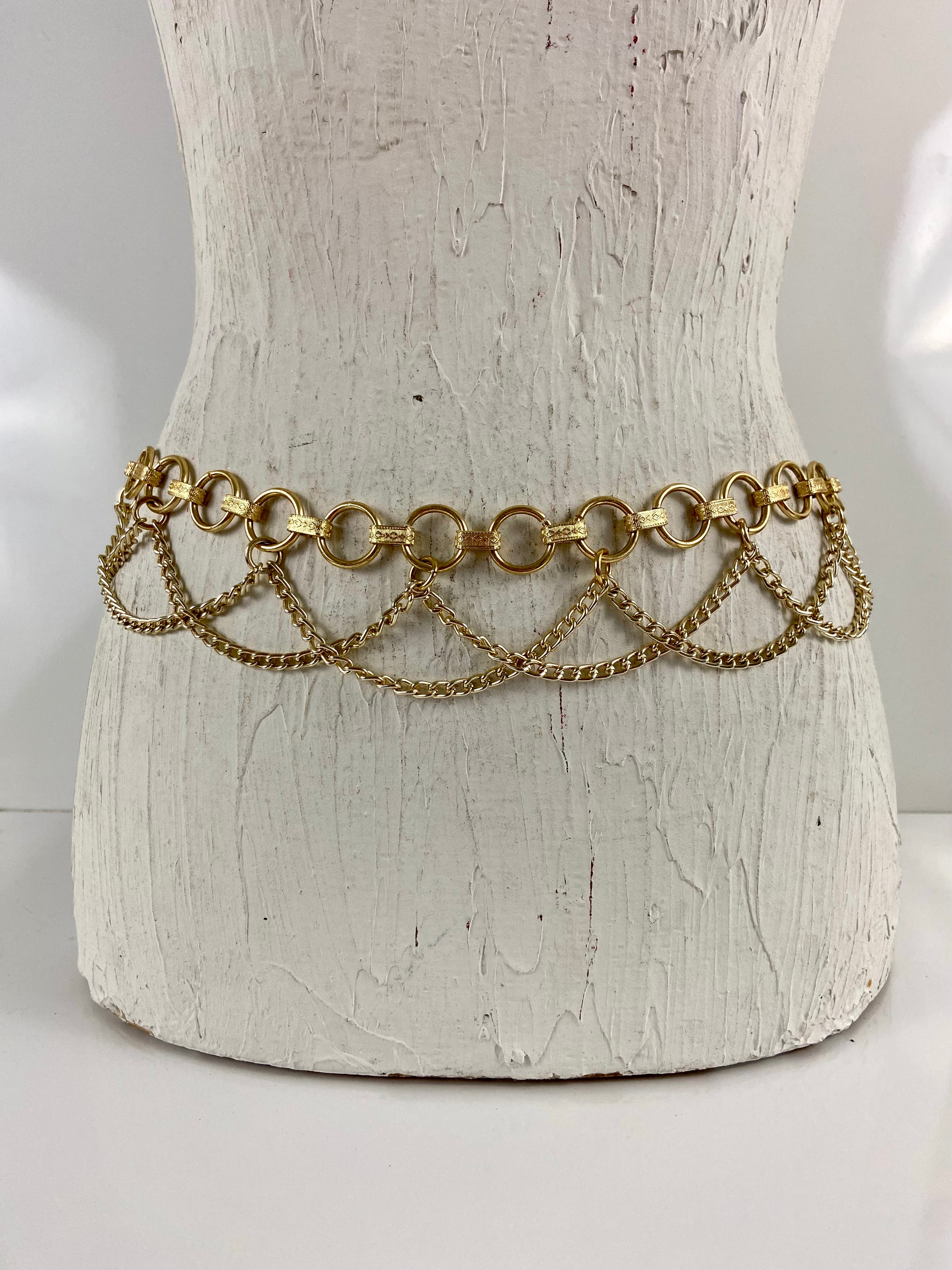 gold waist belt