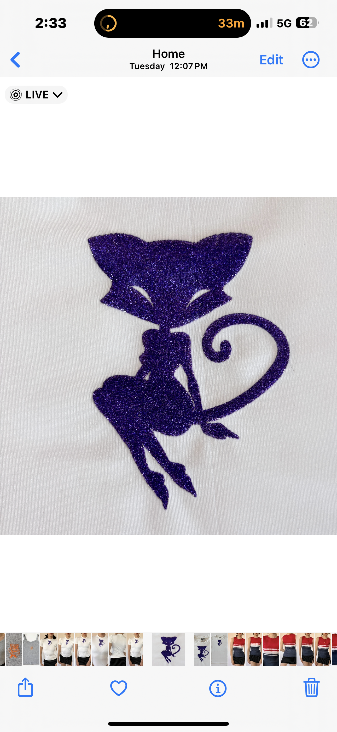 90s Feline Fatale Tee (XS)