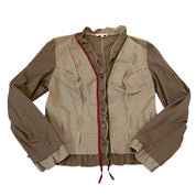 Vintage Parisian Ruffle Button up Blouse (L)