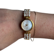 Gold Freshwater Pearl Watch