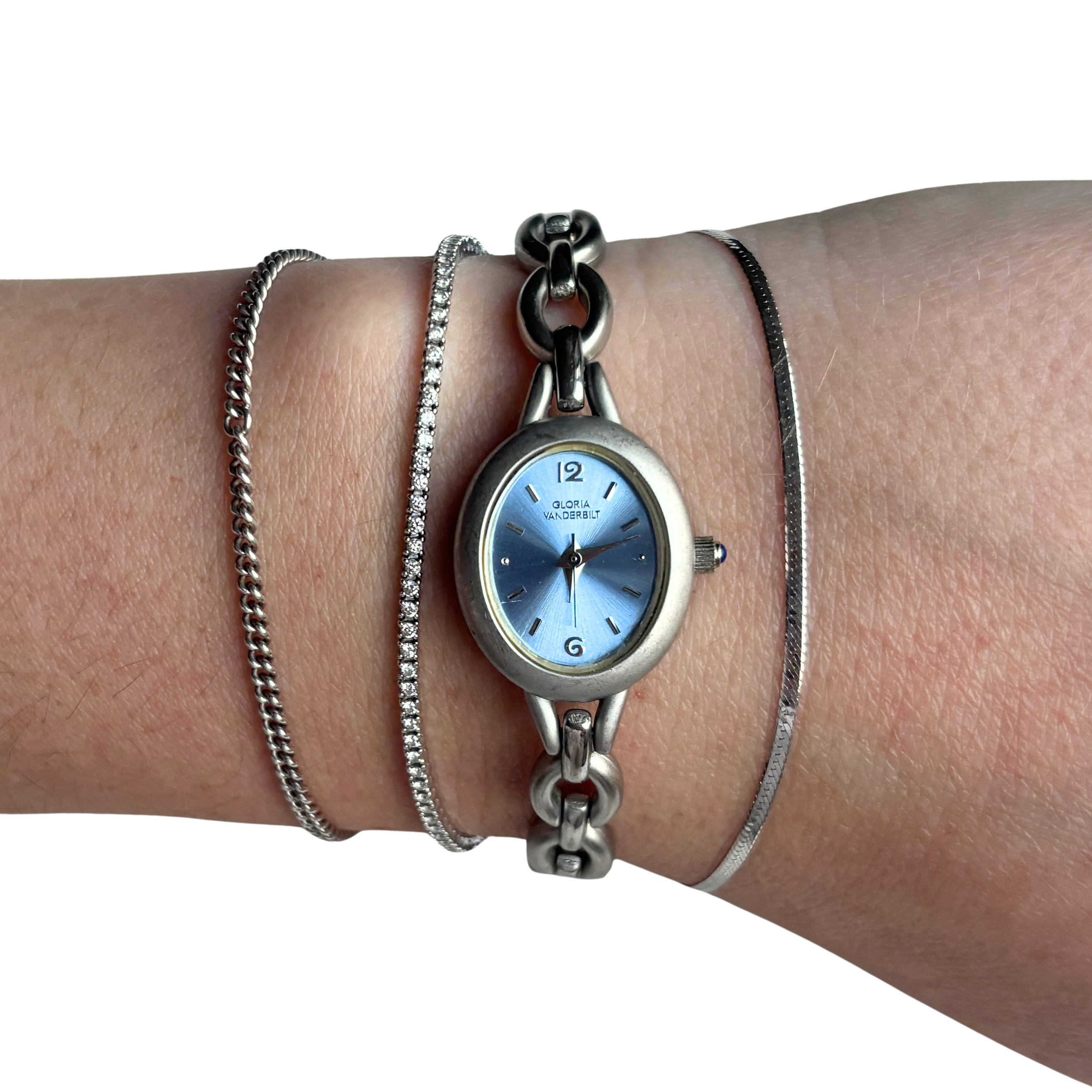 Baby Blue Dial Watch