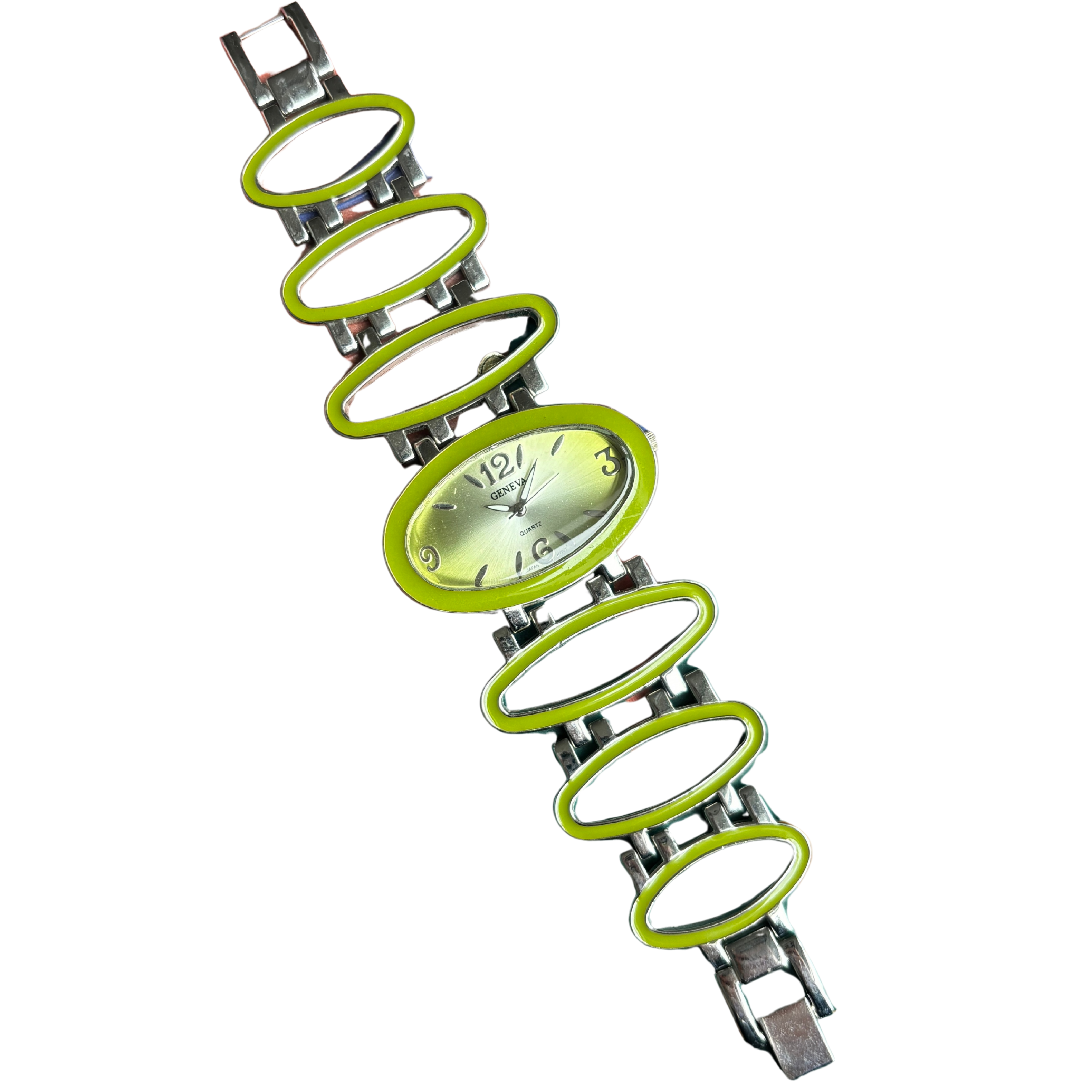Groovy Lime Enamel Watch