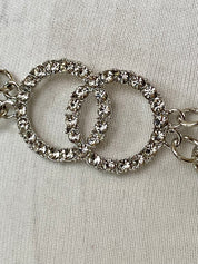 Rhinestone buckle & layered belt