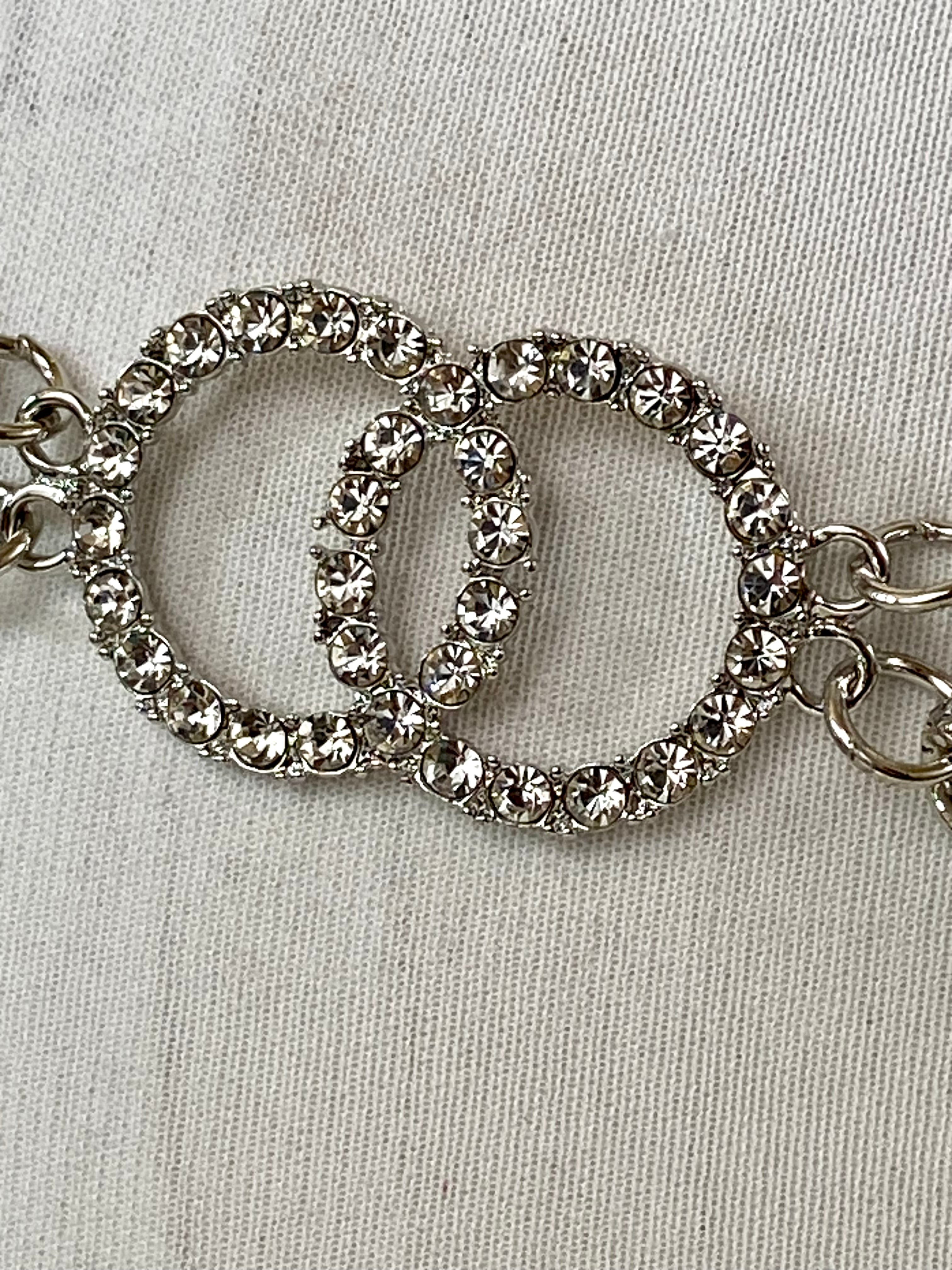 Rhinestone buckle & layered belt